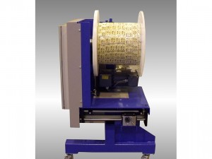 Spooling unit for strips - 50 mpm - spools size 500x500