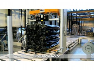 Rolls palletizing line